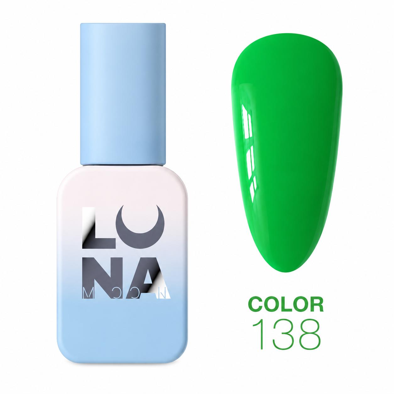 LUNAmoon Color Gel Polish №138 Vernis Semi-Permanent Néon