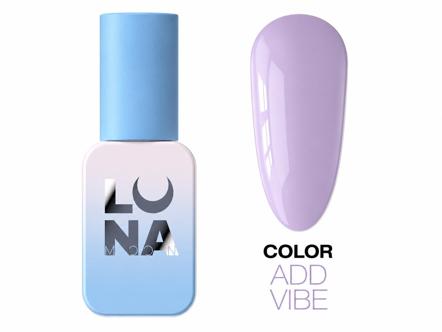LUNAmoon ADD Vibe Color vernis semi-permanent lavande intense TPO FREE