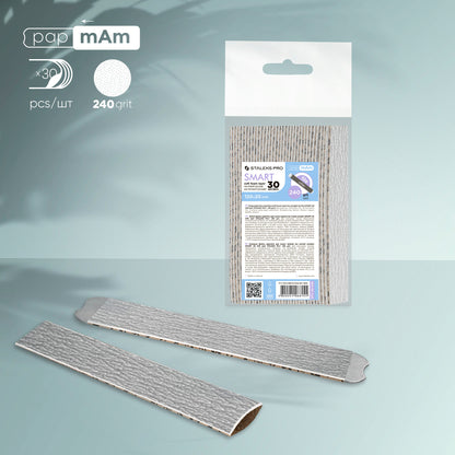 Limes jetables papmAm sur une couche de mousse douce SMART 20 240 grit (30 pcs)
