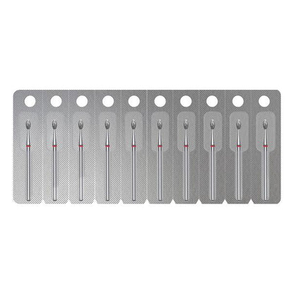 Fraise Diamantée STALEKS EXPERT Olive Rouge 2,5 mm FA130R025/5