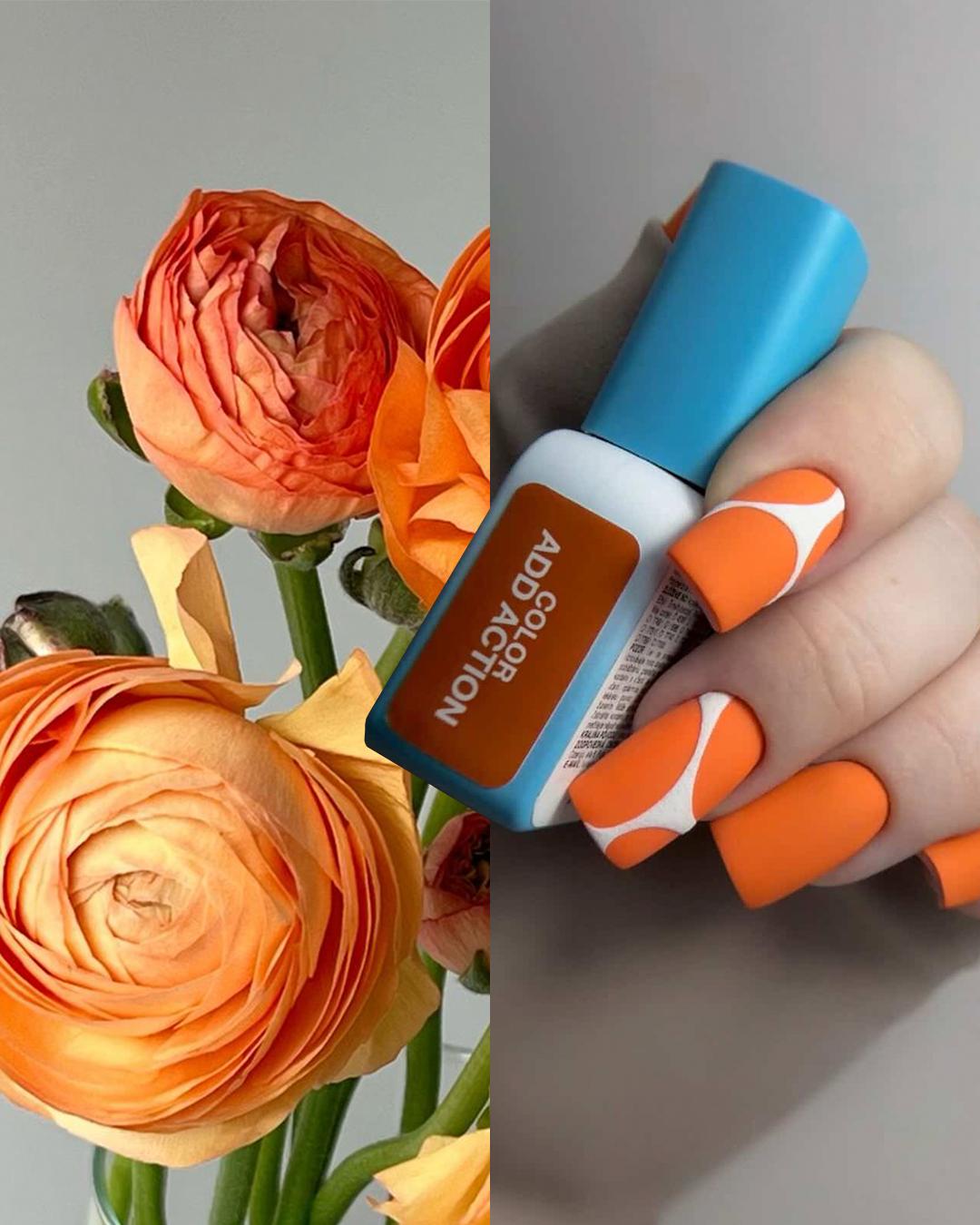 LUNAmoon ADD Action Color vernis semi-permanent orange intense TPO FREE