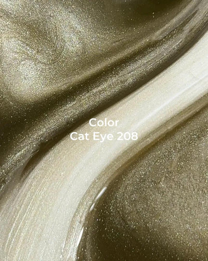 LUNAmoon Color Cat Eye №208 – Vernis magnétique TPO FREE