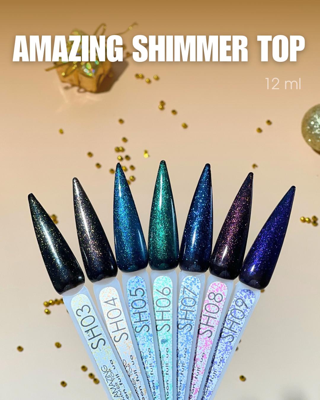 Moon Full Amazing Shimmer Top SH07 Top Coat Shimmer 12 ml