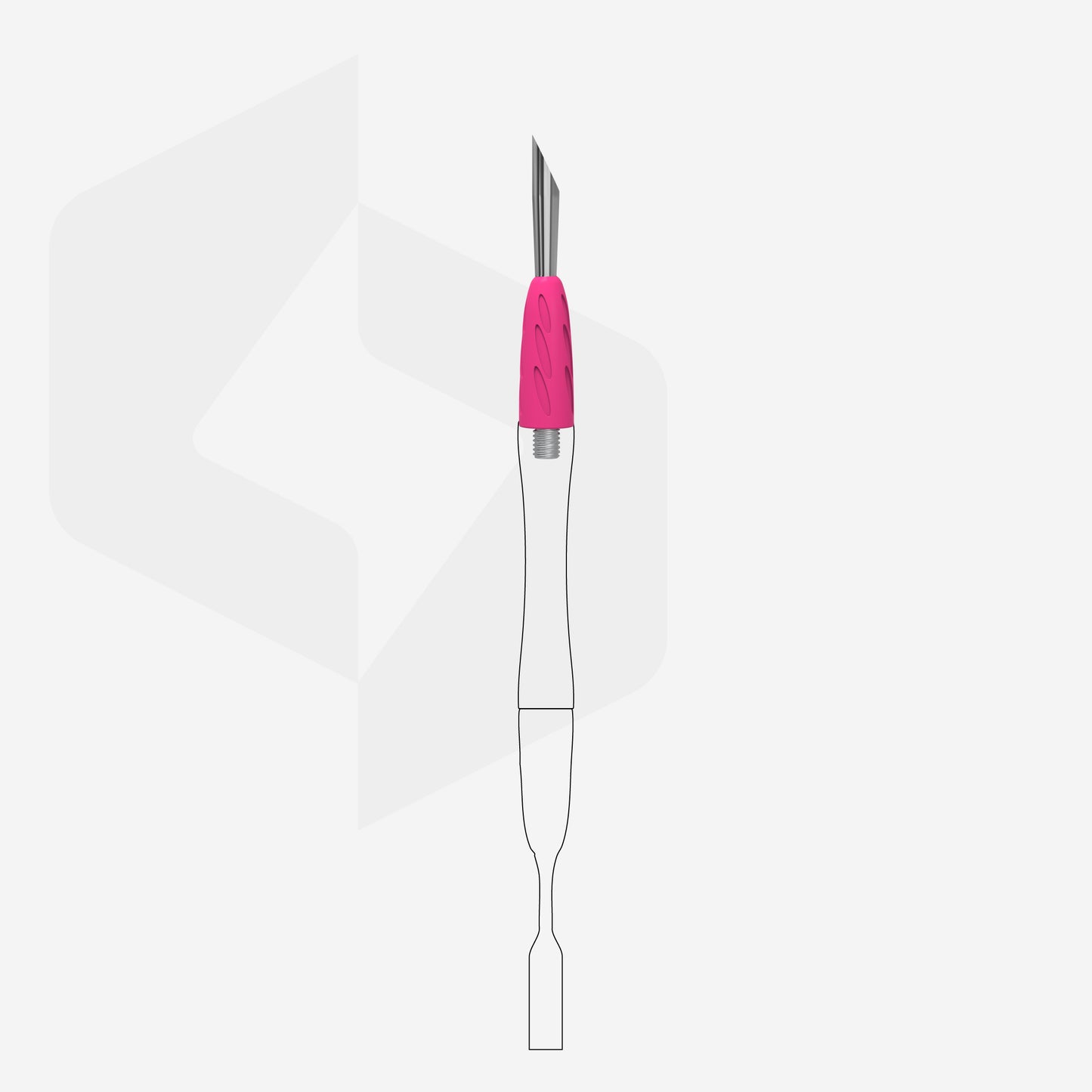 Embout pousse-cuticules biseauté STALEKS PRO COMBO UNIQ 12 WPPQ-12