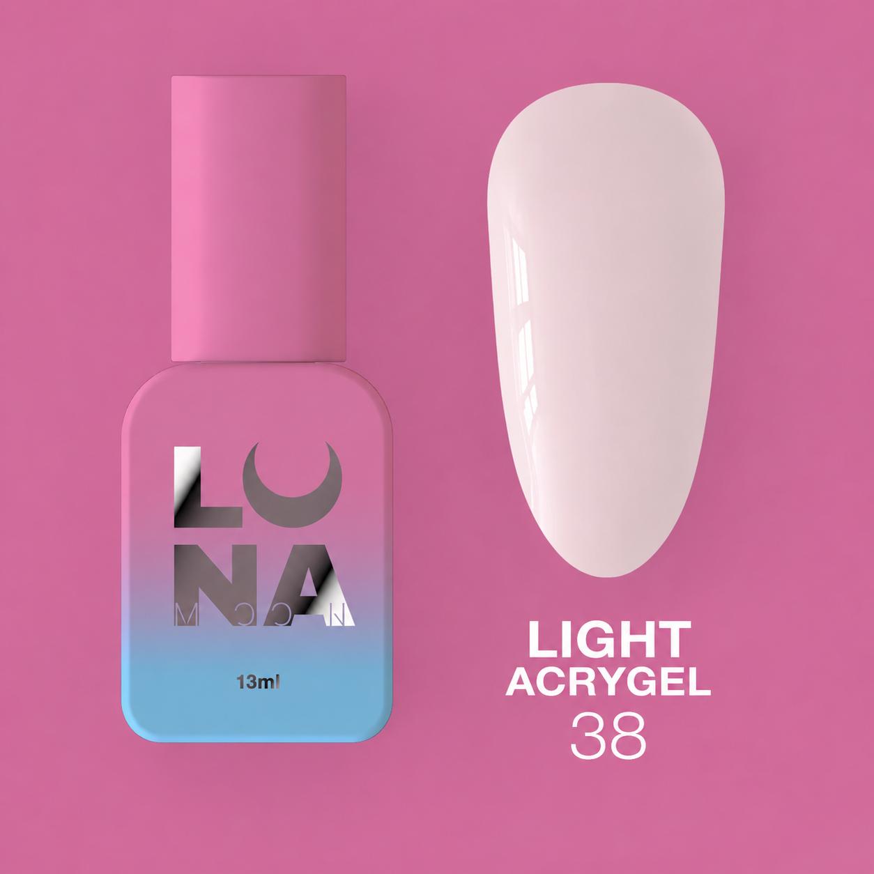 LUNAmoon Light Acrygel 38 Gel Liquide Renforcement Ongles