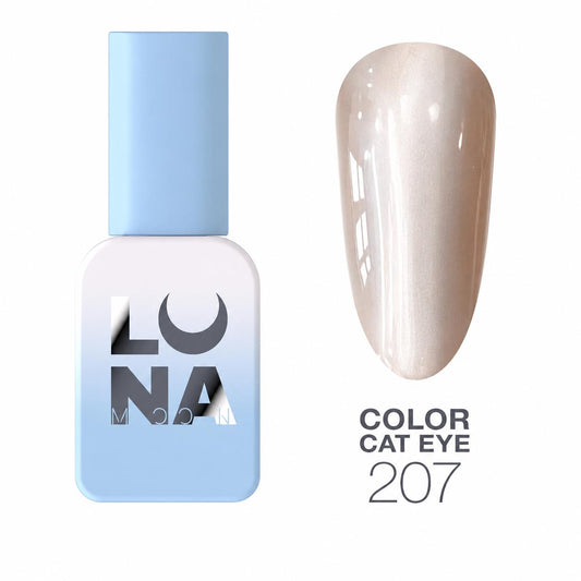 LUNAmoon Color Cat Eye №207 – Vernis semi-permanent magnétique TPO FREE