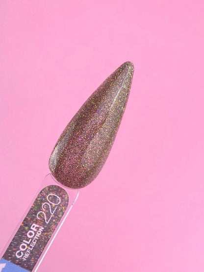 Vernis semi-permanent LUNAmoon  réfléchissant color 220 TPO FREE