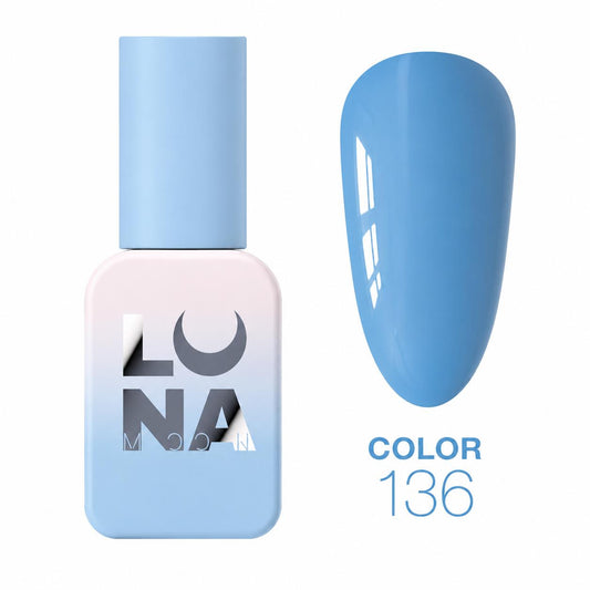 LUNAmoon Color Gel Polish №136 Vernis Semi-Permanent Néon