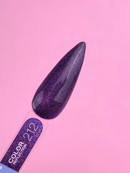 Vernis semi-permanent LUNAmoon réfléchissant color 212 TPO FREE