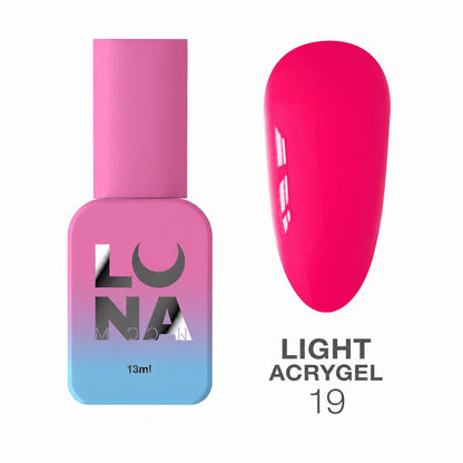 LUNAmoon Light Acrygel Nº19 Acrygel Liquide Renforcement Ongles