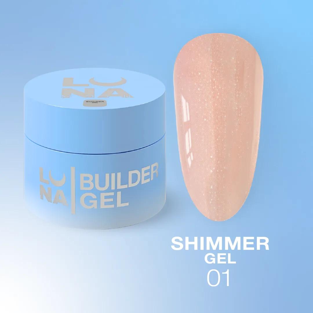 Gel de construction  LUNAmoon Shimmer Gel N°1