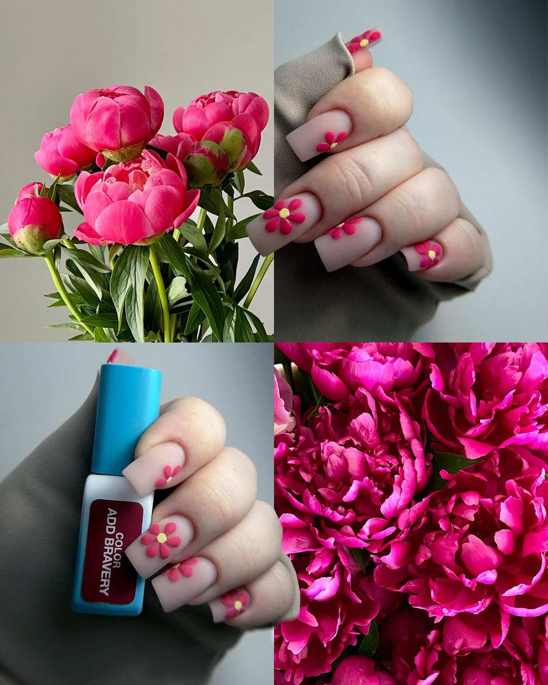 LUNAmoon ADD BRAVERY  Color vernis semi-permanent framboise intense TPO FREE
