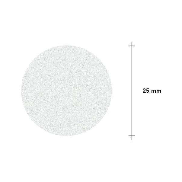 Limes blanches jetables sur couche de mousse douce pour disque de pédicure PODODISC L EXPERT 320 grit (50 pcs)