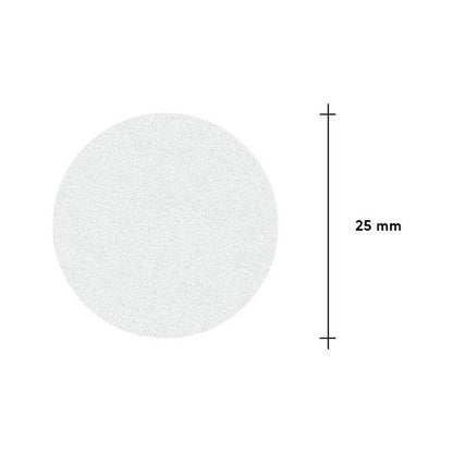 Limes blanches jetables sur couche de mousse douce pour disque de pédicure PODODISC L EXPERT 320 grit (50 pcs)
