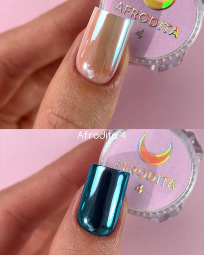 Kit de poudres effet miroir pour ongles LUNAmoon Afrodita – 6 pièces