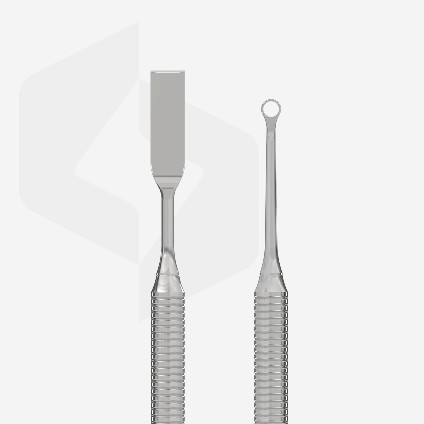 Poussoir manucure STALEKS PRO EXPERT 51 TYPE 1 spatule et anneau PE-51/1