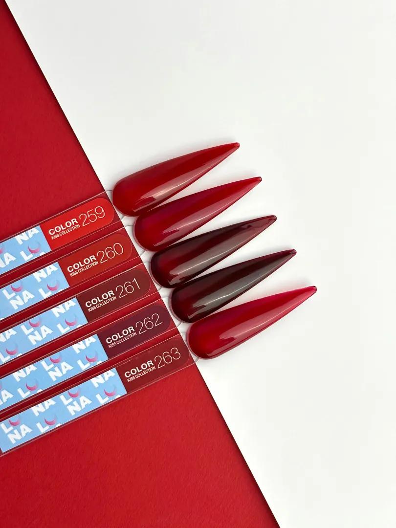 Vernis semi-permanent Color Kiss №262 effet vitrail translucide TPO FREE