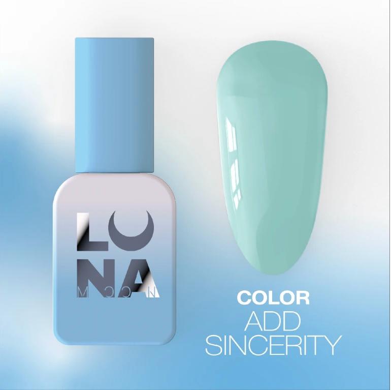 LUNAmoon ADD  SINCERITY Color vernis semi-permanent lavande intense avec haute pigmentation, longue tenue et formule TPO FREE.