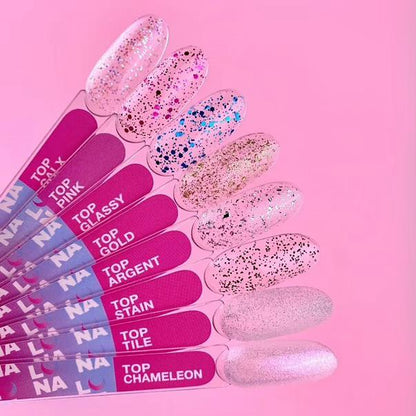 Top pour vernis gel LUNAmoon Top Pink 13 ml