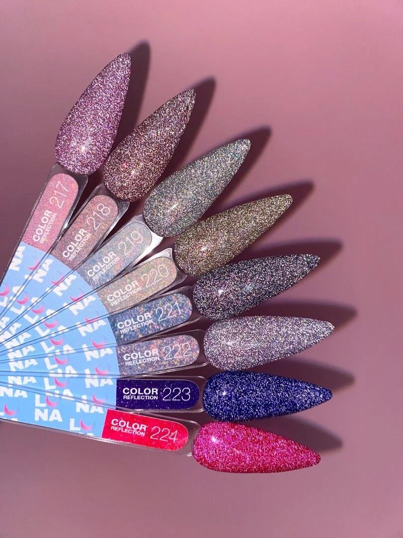 Vernis semi-permanent LUNAmoon  réfléchissant color 220 TPO FREE
