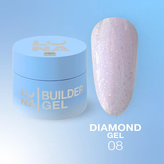 Gel de construction LUNAmoon Diamond Gel N°8