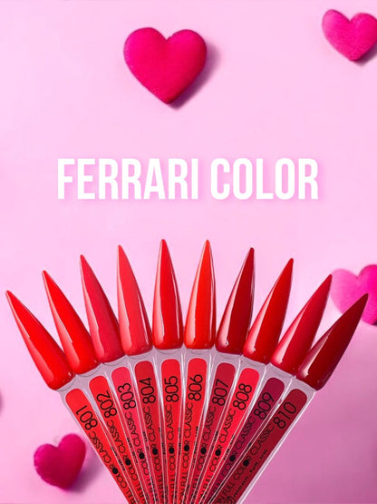 Moon Full Ferrari N°810 Vernis Semi-Permanent Rouge Professionnel