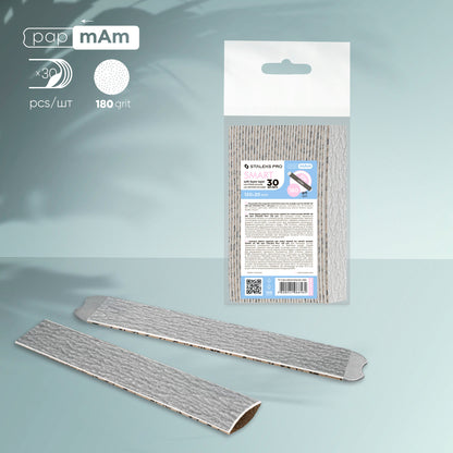 Limes jetables papmAm sur une couche de mousse douce SMART 20 180 grit (30 pcs)
