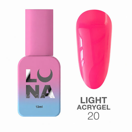 LUNAmoon Light Acrygel Nº20 Acrygel Liquide Renforcement Ongles