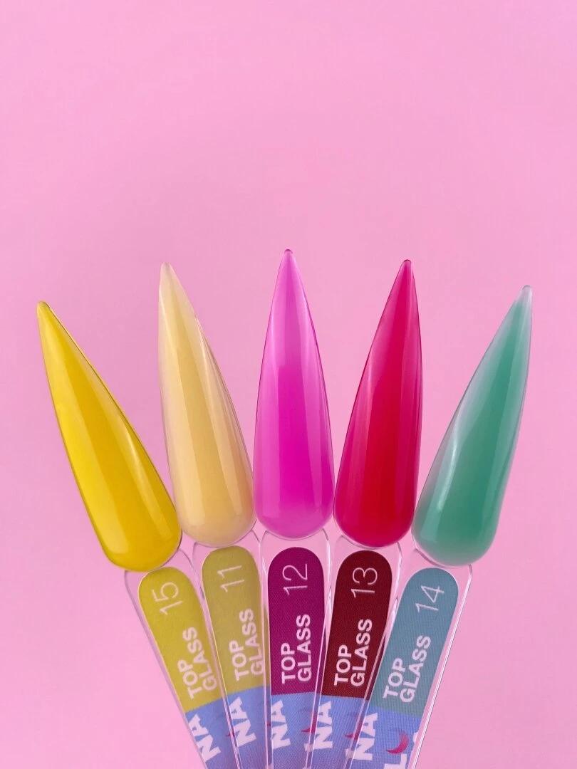 LUNAmoon Top Glass N°15 Top Coat Coloré Sans Résidu 13 ml