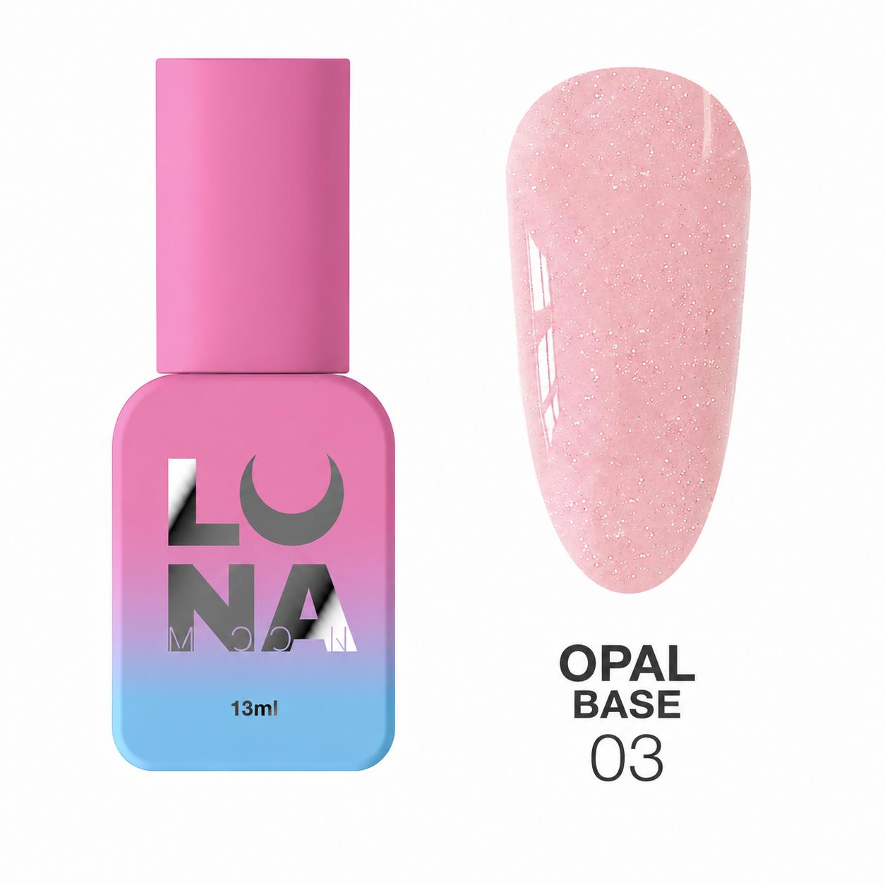 LUNAmoon Opal Base №03 Base Camouflage Effet Opale