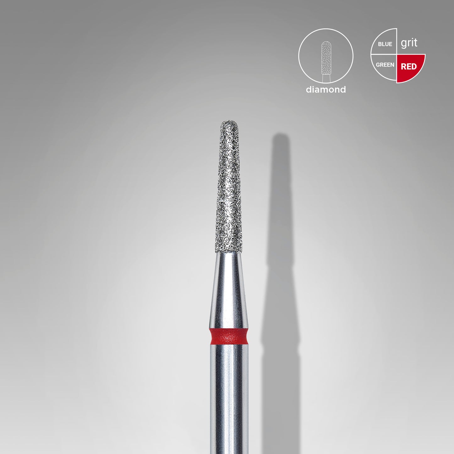 Fraise Diamantée Cône Tronqué STALEKS PRO EXPERT Rouge 1,8 mm FA70R018/8