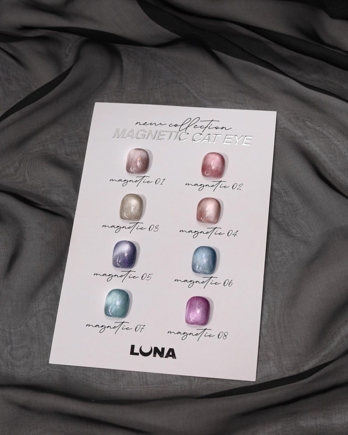 LUNAmoon Magnetic Cat Eye Color N° 8 – Vernis semi-permanent TPO FREE
