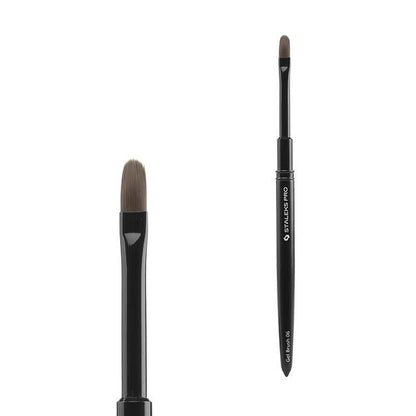 Pinceau gel professionnel STALEKS PRO EXPERT 6 x 11 mm NBE-06
