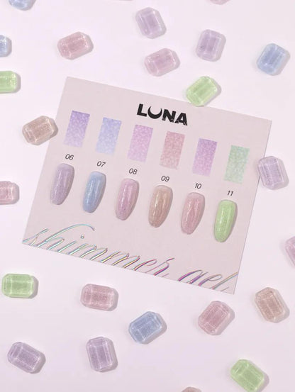 LUNAmoon Shimmer Gel №6 Gel de Construction Scintillant