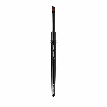 Pinceau gel biseauté STALEKS PRO EXPERT 6 x 9 mm NBE-09
