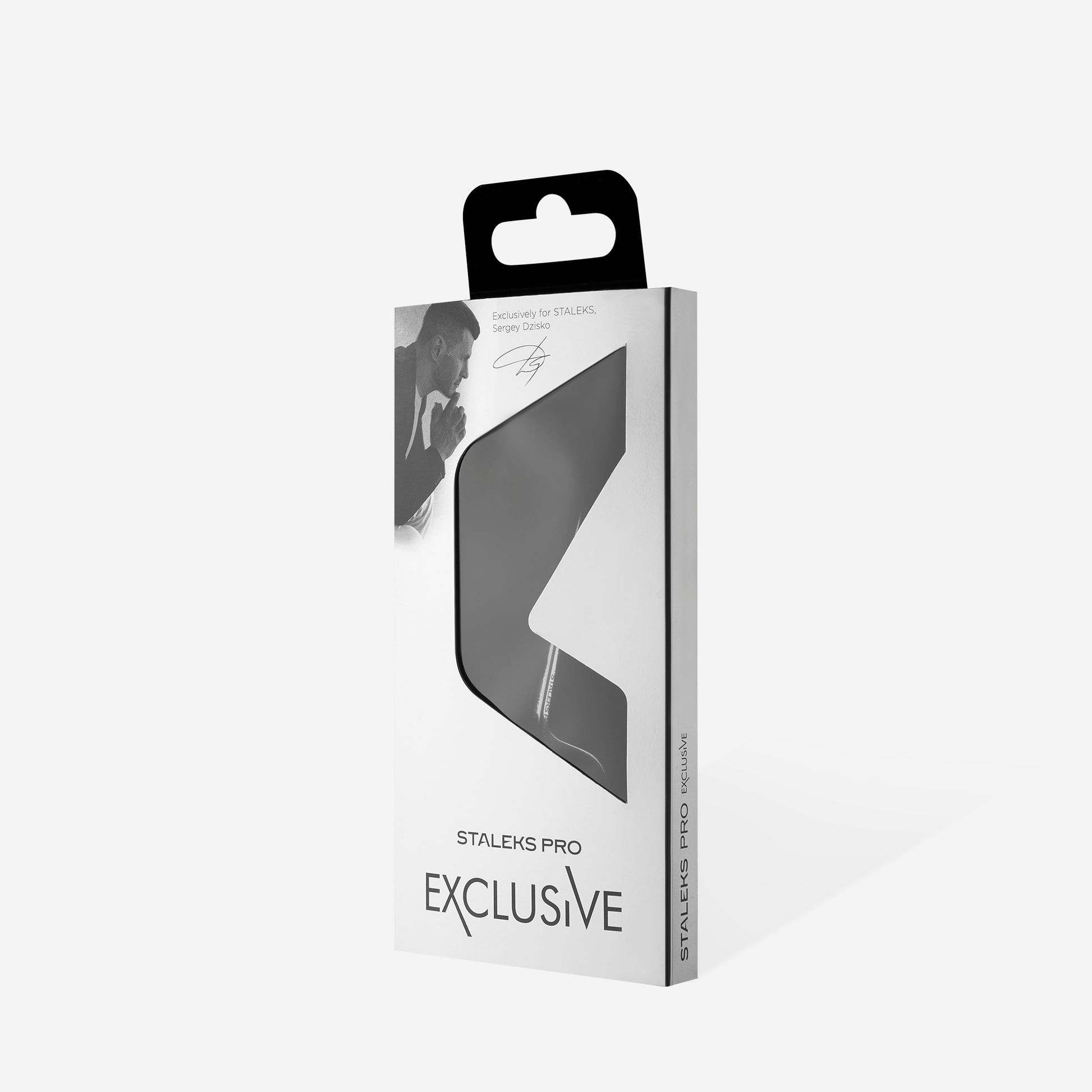 Ciseaux à cuticules STALEKS PRO EXCLUSIVE 22 TYPE 1 Magnolia SX-22/1m en acier inoxydable médical avec lames fines affûtées à la main et gravure Magnolia