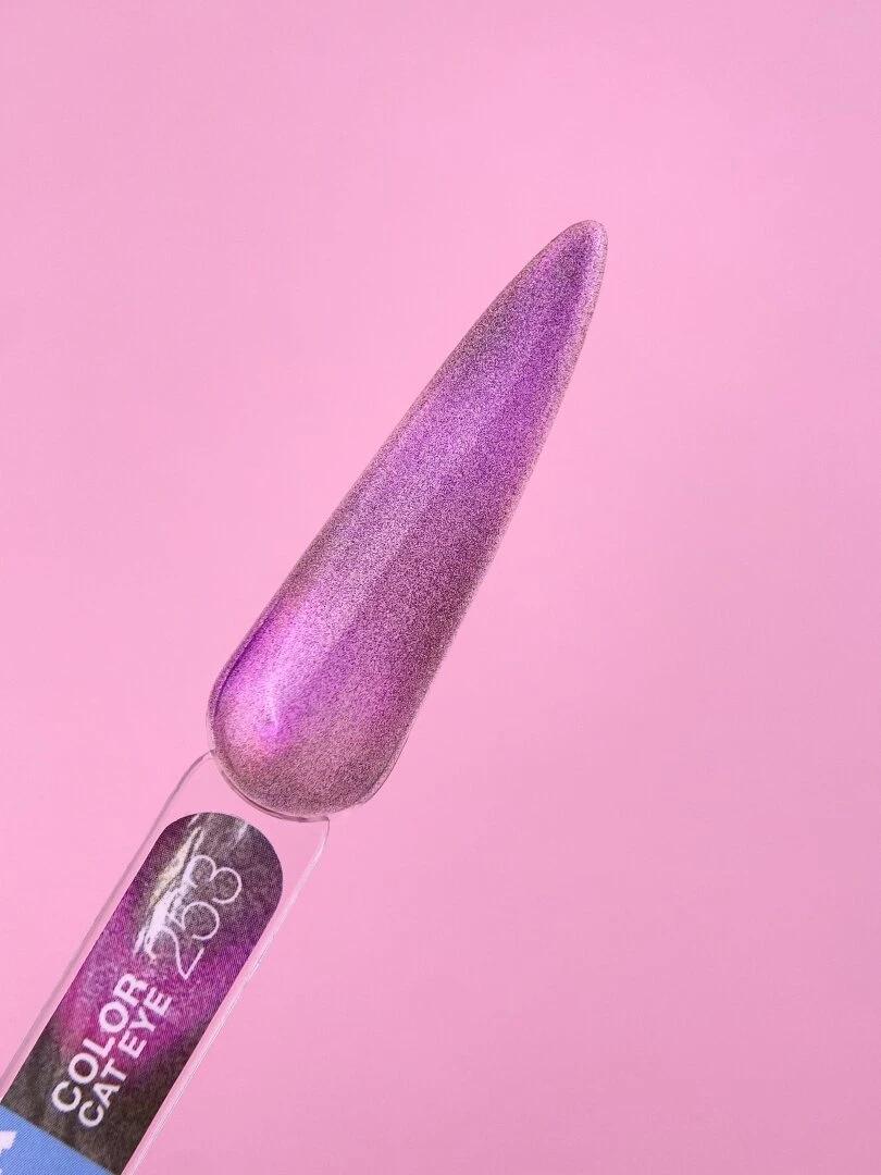 Vernis semi-permanent Cat Eye Color №253 effet œil de chat vitrail TPO FREE