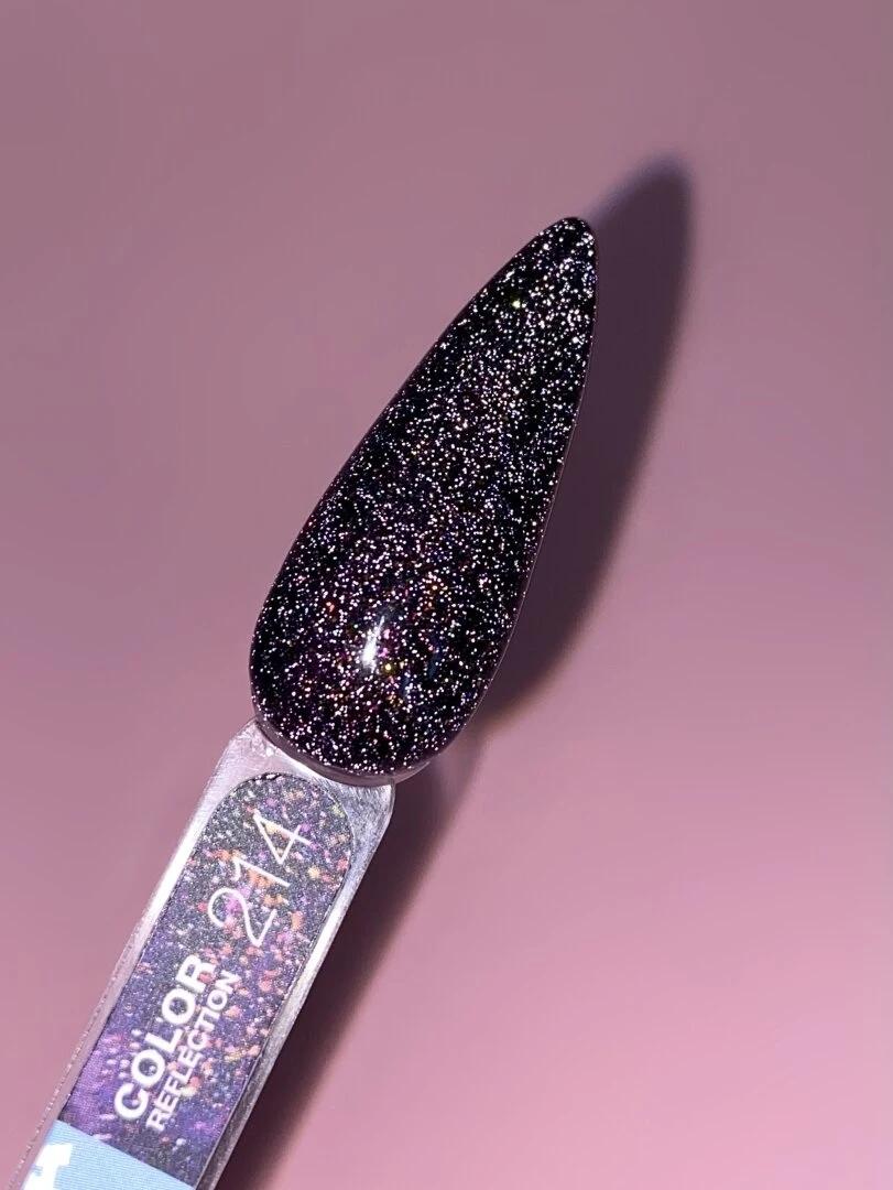 Vernis semi-permanent LUNAmoon réfléchissant color 214 TPO FREE