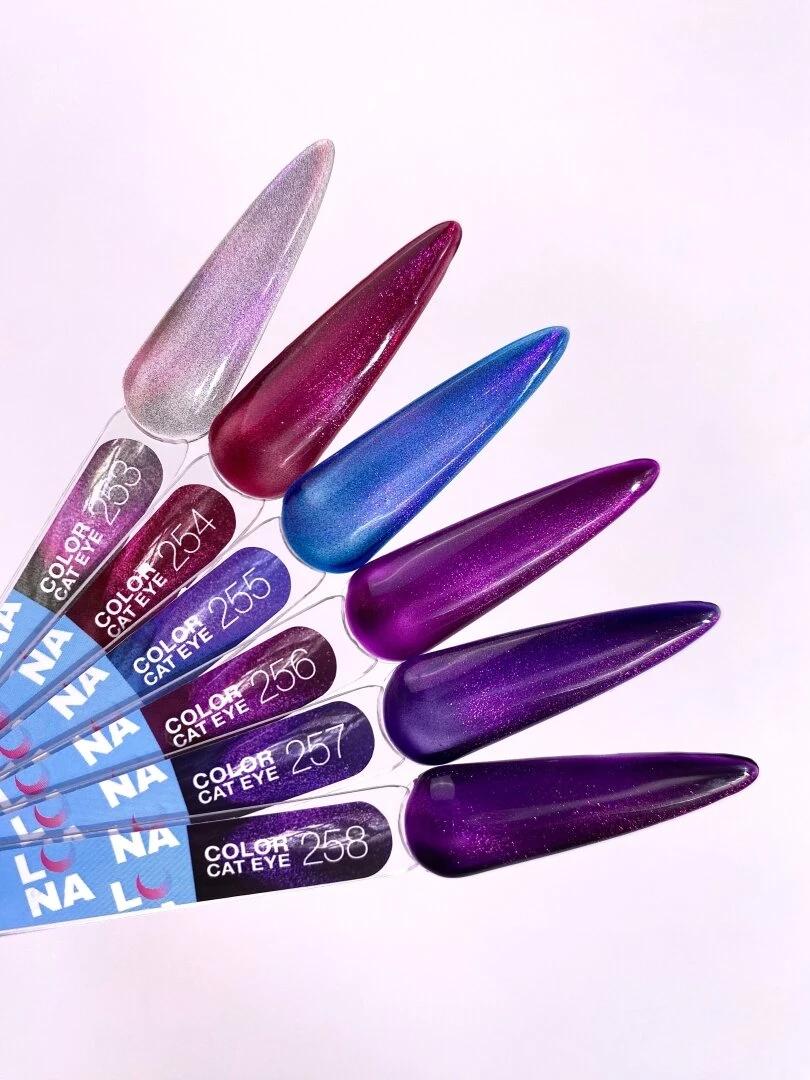 Vernis semi-permanent Cat Eye Color №255 effet œil de chat vitrail TPO FREE