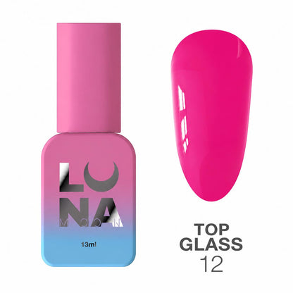 LUNAmoon Top Glass N°12 Top Coat Coloré Sans Résidu 13 ml