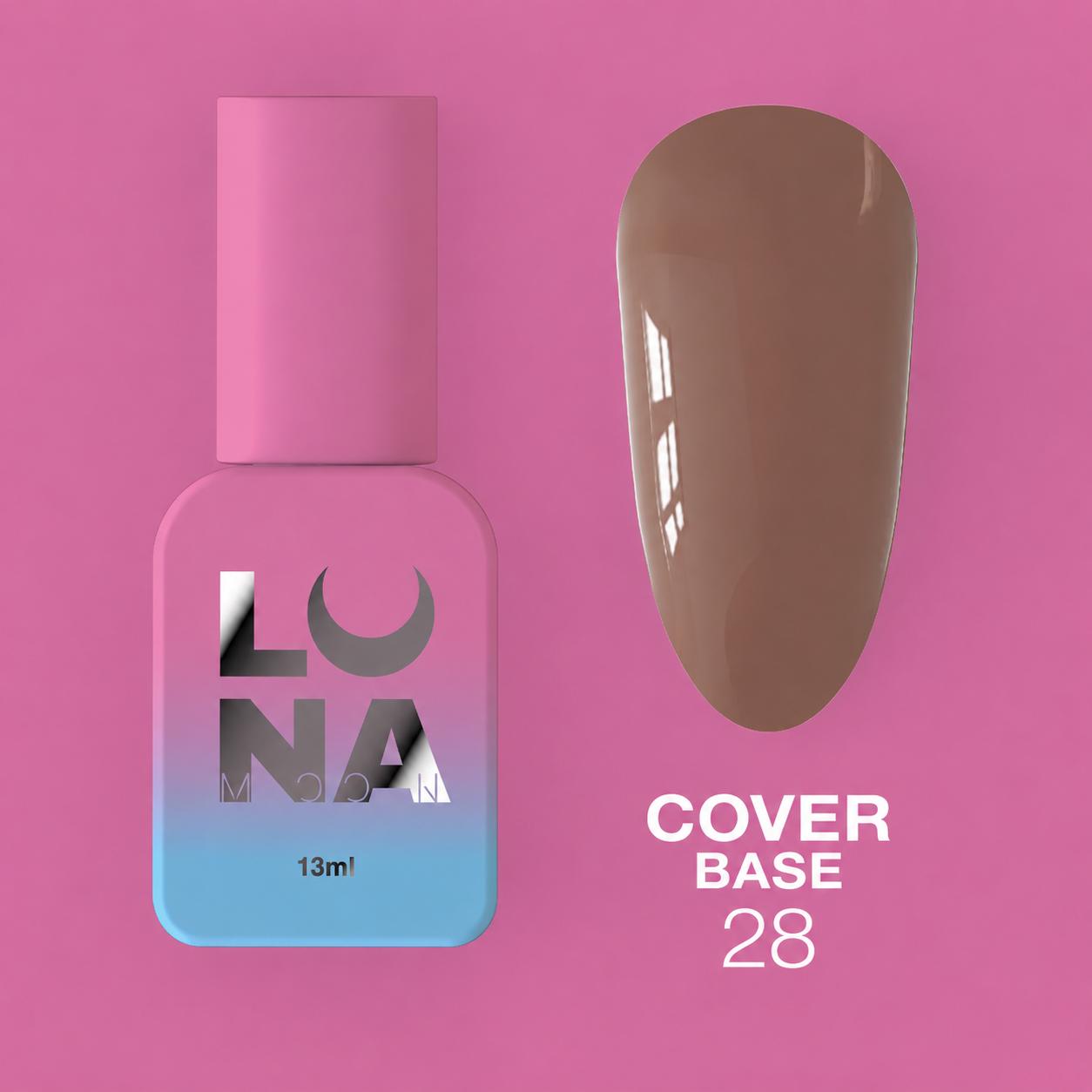 LUNAmoon Cover Base 28 Base Camouflage pour Ongles