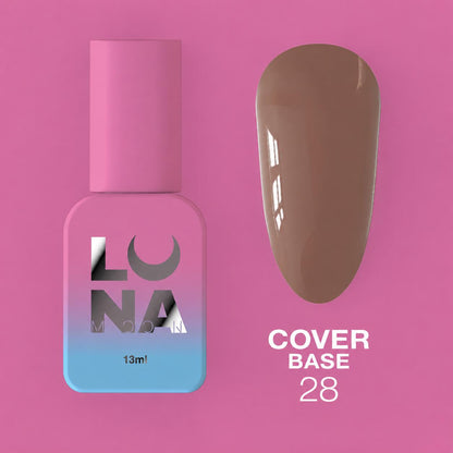 LUNAmoon Cover Base 28 Base Camouflage pour Ongles
