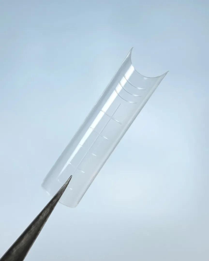 LUNAmoon Upper Nail Forms Skeleton Arched Square 120 pcs
