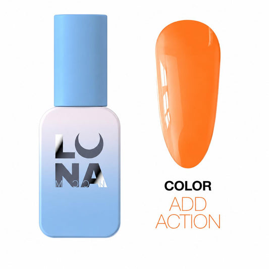 LUNAmoon ADD Action Color vernis semi-permanent orange intense TPO FREE