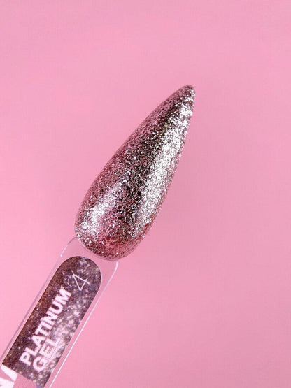 LUNAmoon Platinum Gel №4 Gel Pailleté 5 ml