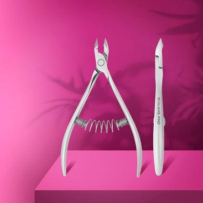 Pince à cuticules professionnelle STALEKS PRO EXPERT 91 NE-91-7 – lames 7 mm