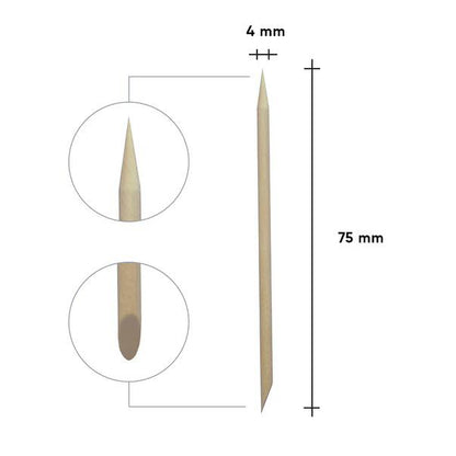 Bâtonnets en bois d’oranger STALEKS PRO EXPERT 7,5 cm