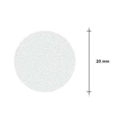 Limes blanches jetables pour disque de pédicure PODODISC M EXPERT 240 grit (50 pcs)