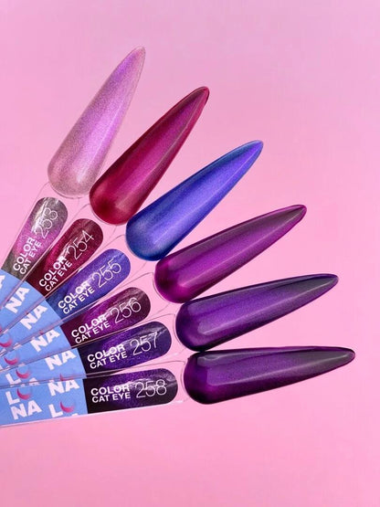 Vernis semi-permanent Cat Eye Color №258 effet œil de chat vitrail TPO FREE