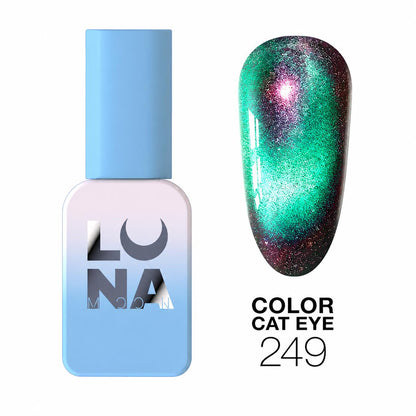 Vernis semi-permanent Cat Eye Color №249 effet œil de chat vitrail TPO FREE